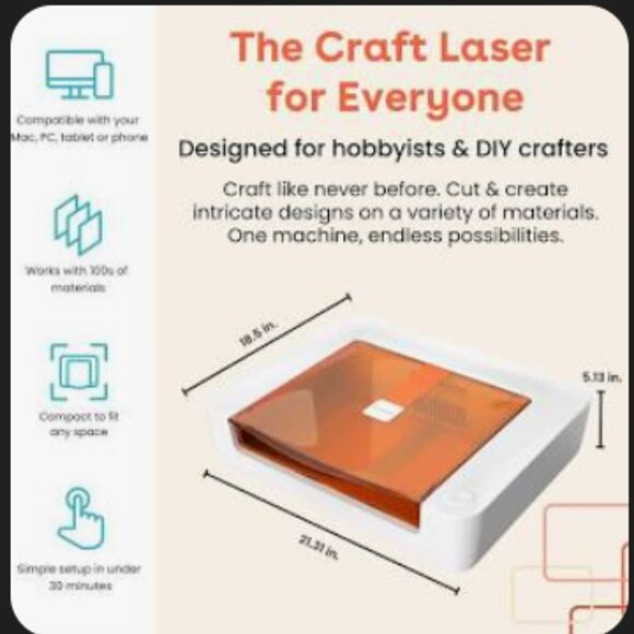 Glow forge Laser Cutter - Picture 3 of 4